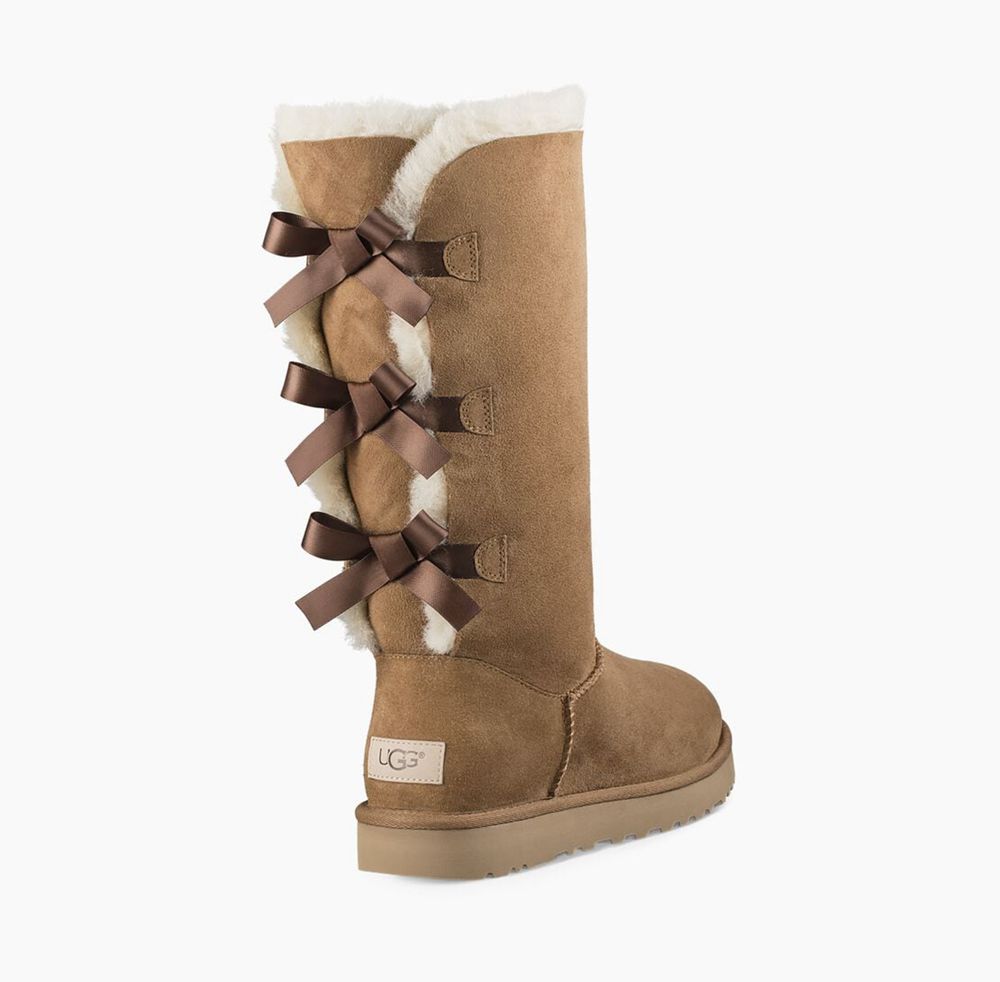 Ugg Bailey Bow Ii - Womens Tall Boots - Brown - NZ (7049LUFSV)